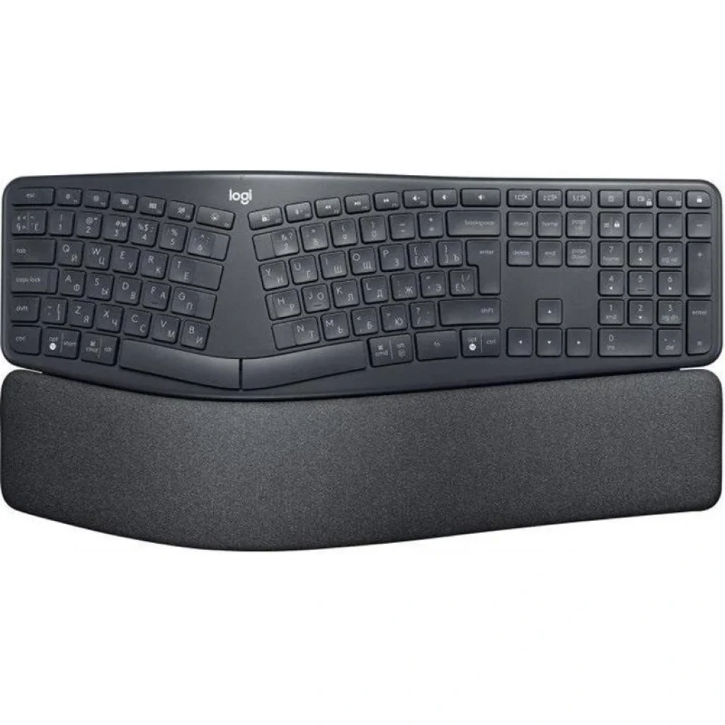 Клавиатура беспроводная Logitech Ergo K860 Bluetooth/Wireless UA Black (920-010108) UA
