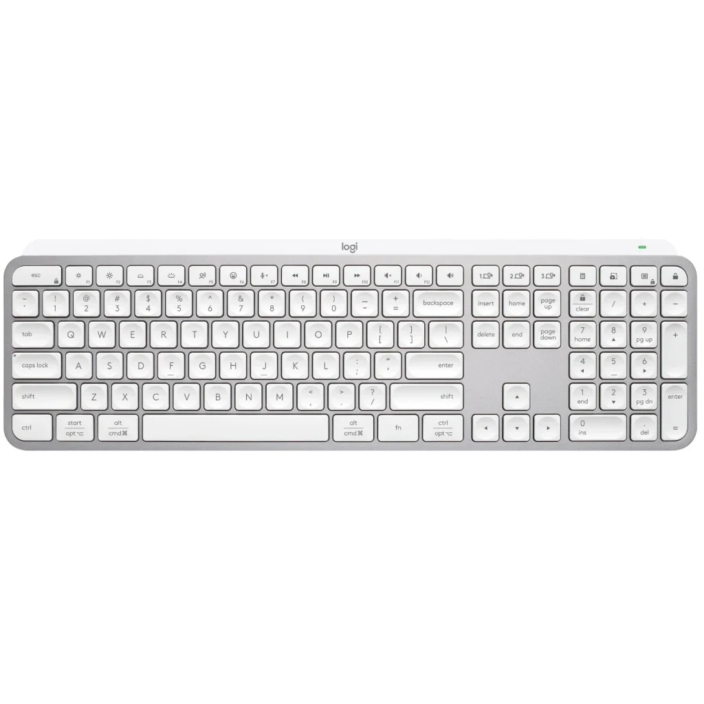 Клавиатура беспроводная Logitech MX Keys S Pale Grey (920-011588) UA
