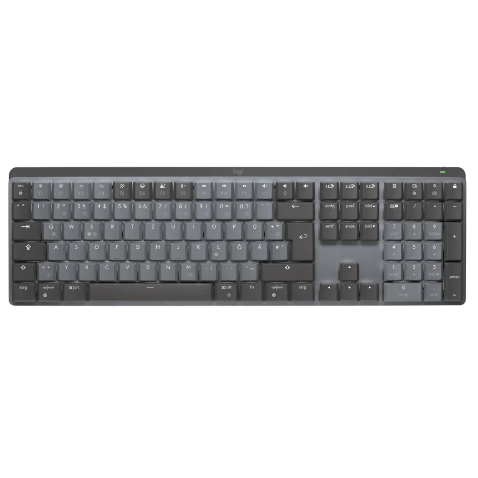 Клавиатура беспроводная Logitech MX Mechanical Graphite Tactile (920-010757) UA