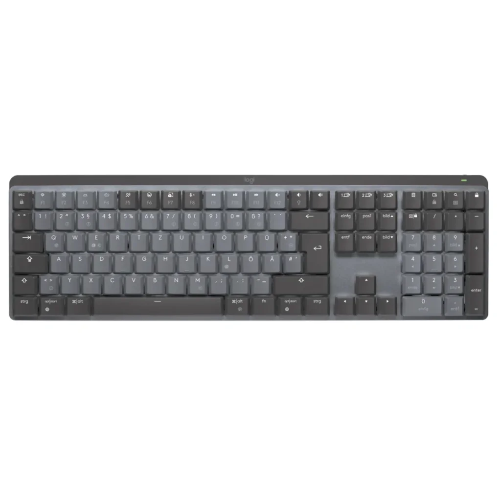 Клавіатура бездротова Logitech MX Mechanical Graphite Clicky (920-010759) UA
