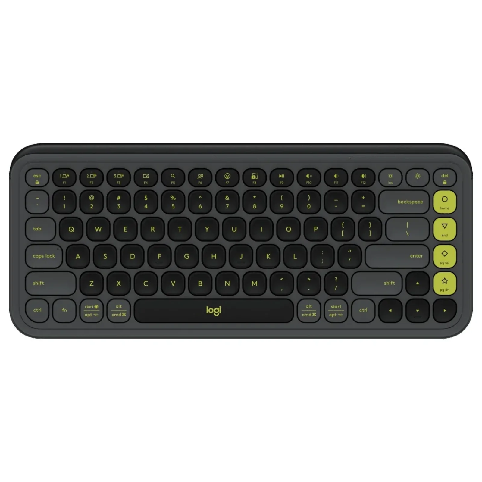 Клавиатура беспроводная Logitech Pop Icon Keys Graphite (920-013157) UA