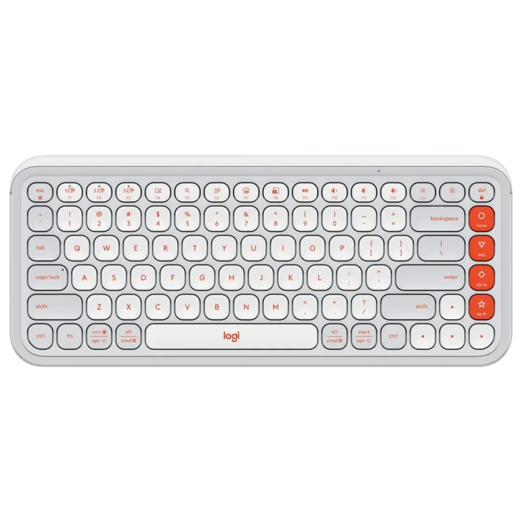 Клавиатура беспроводная Logitech Pop Icon Keys Off White (920-013072) UA