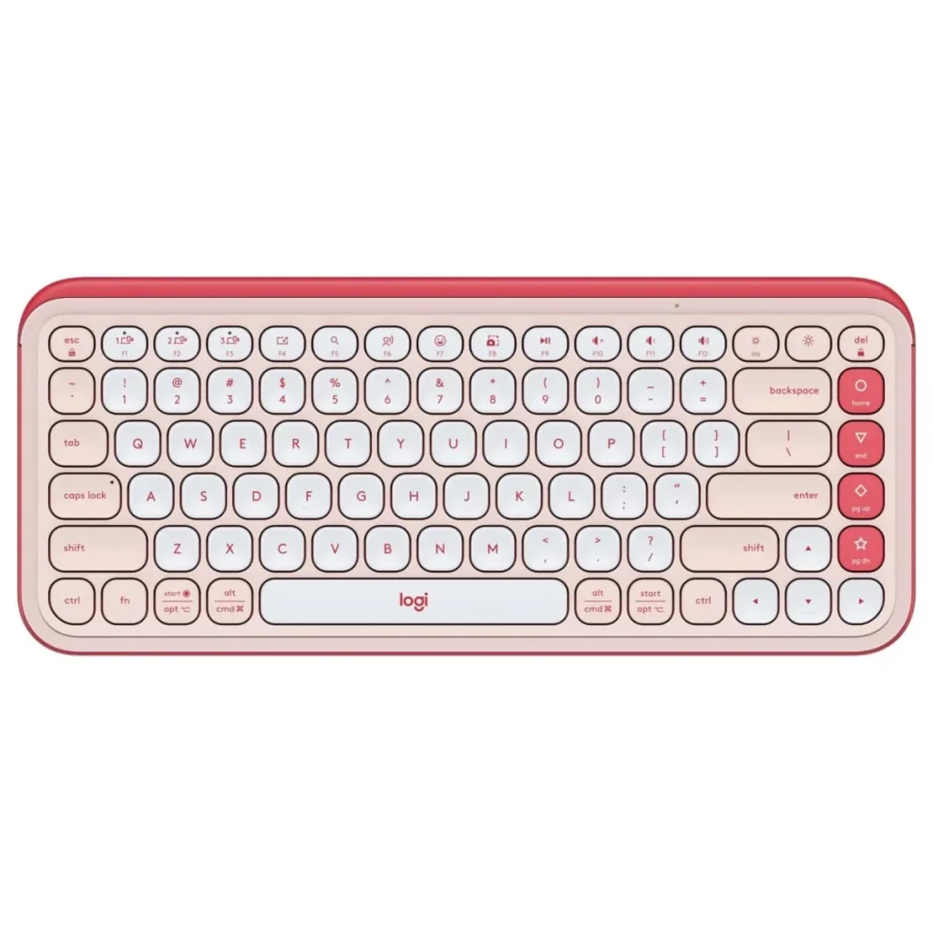 Клавіатура бездротова Logitech Pop Icon Keys Rose (920-013073) UA