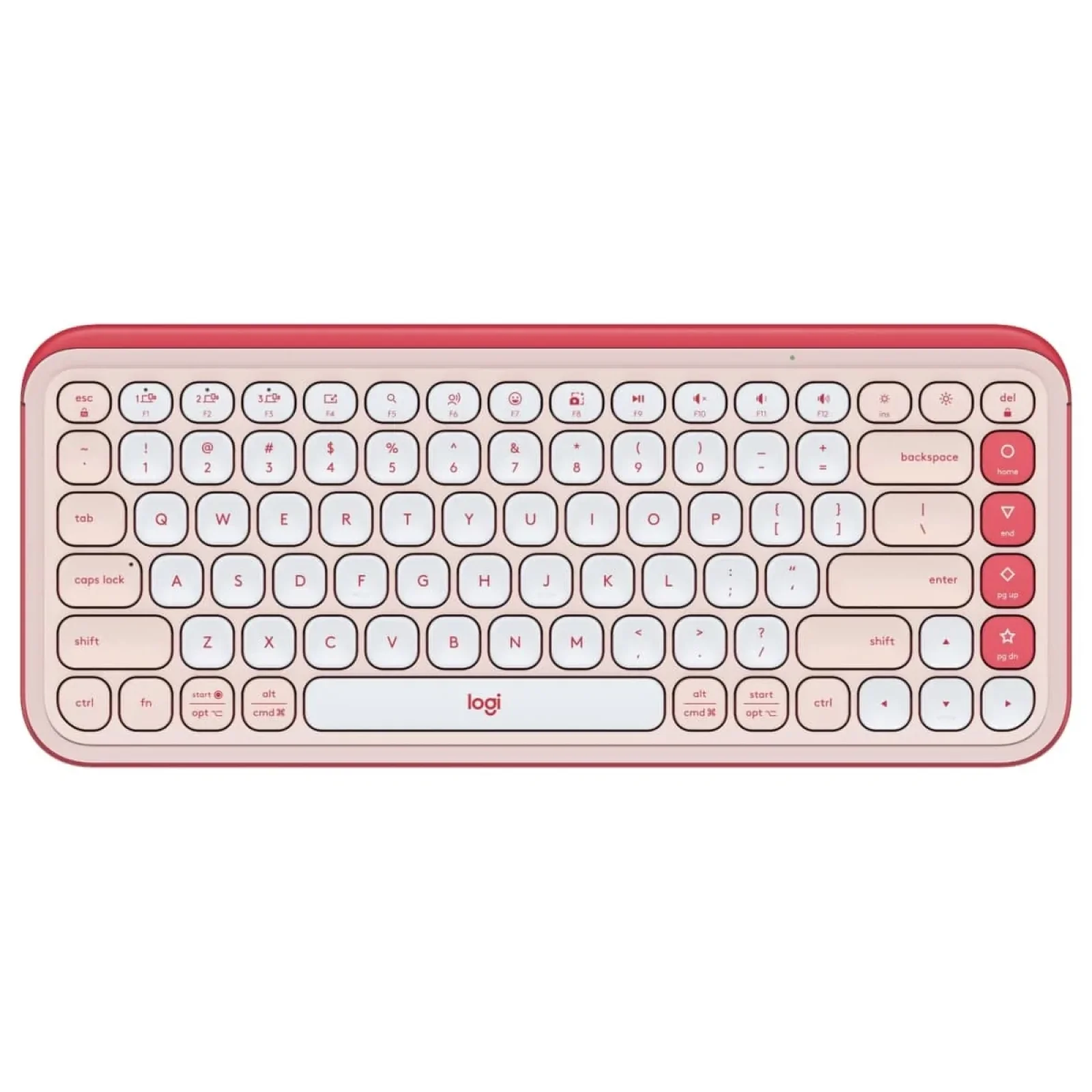 Клавіатура бездротова Logitech Pop Icon Keys Rose (920-013073) UA