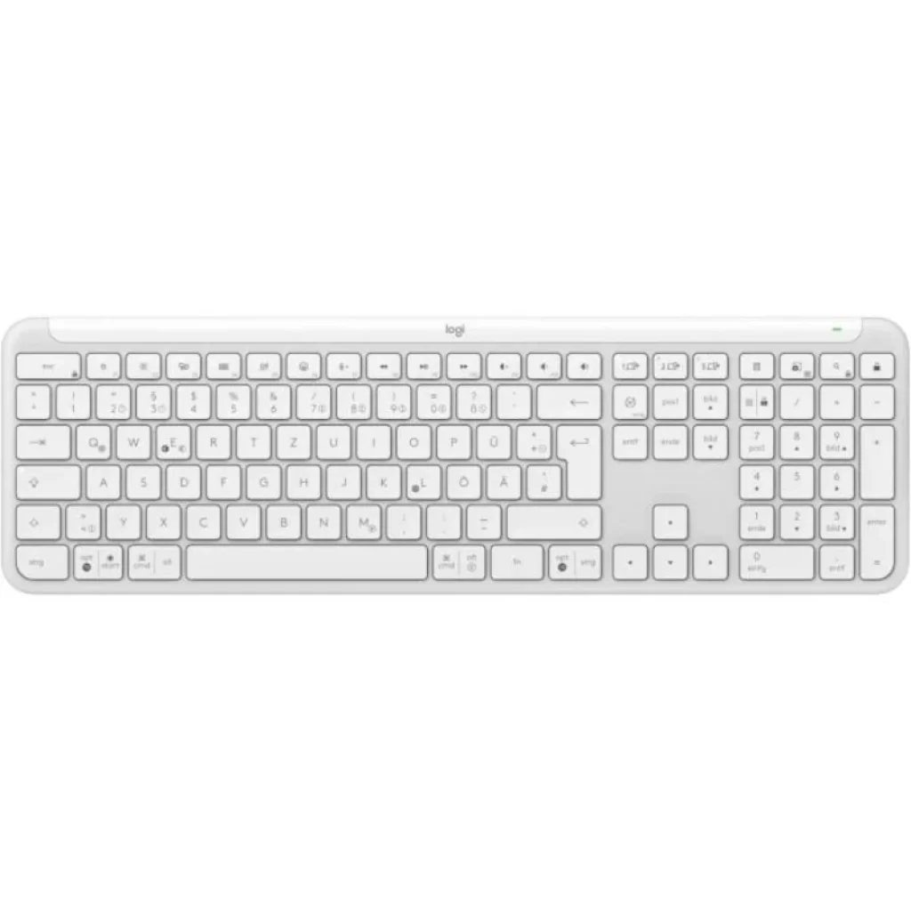 Клавиатура беспроводная Logitech Signature Slim K950 US OffWhite USB (920-012466) UA
