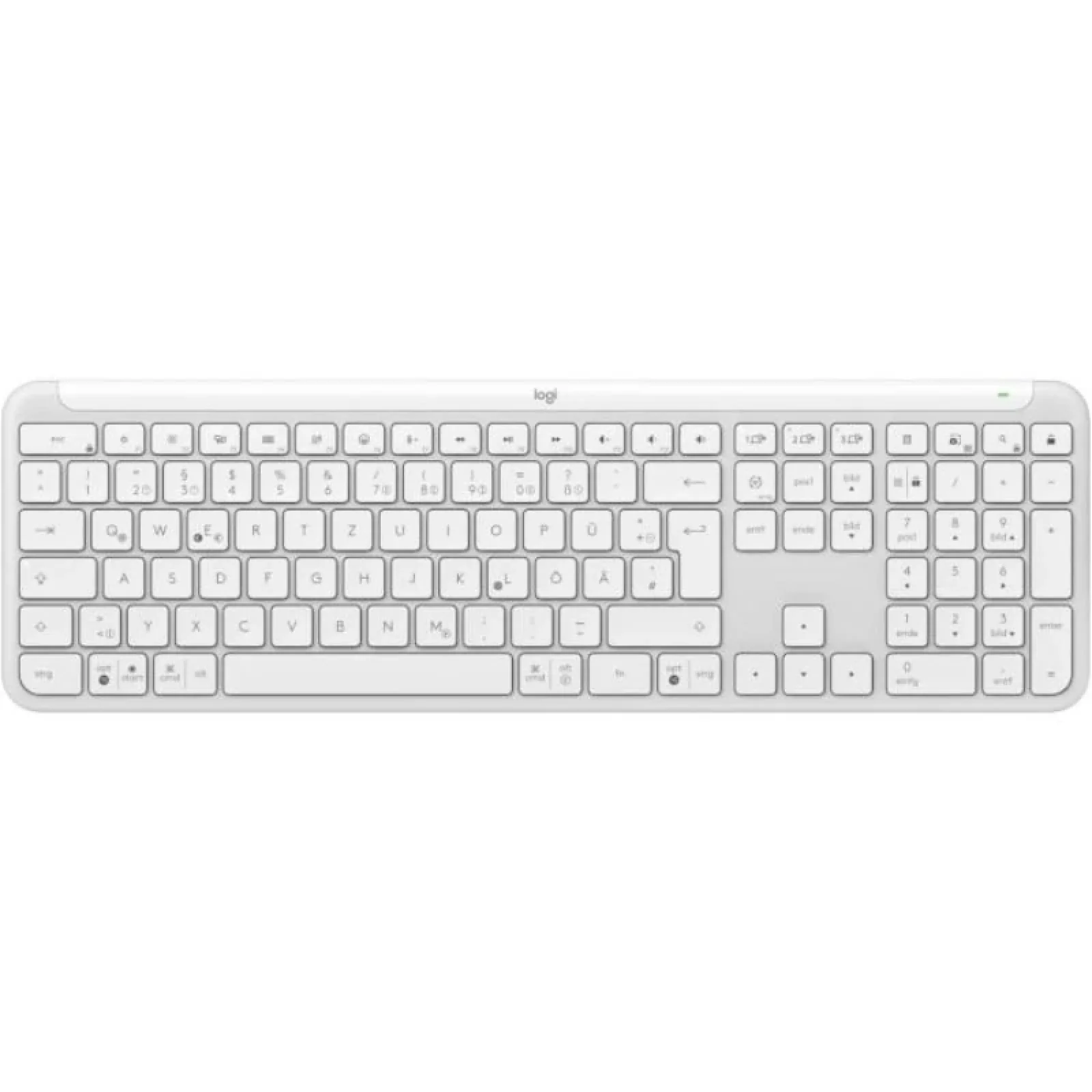 Клавиатура беспроводная Logitech Signature Slim K950 US OffWhite USB (920-012466) UA