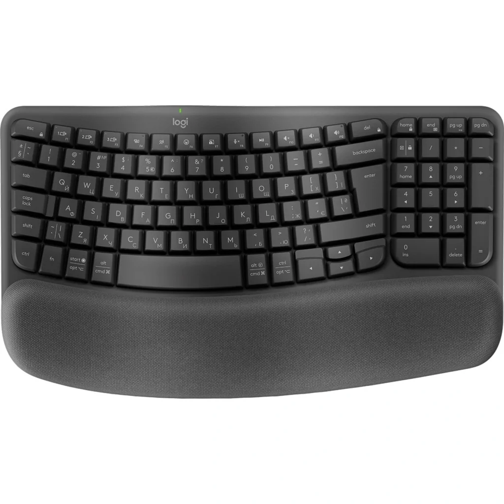 Клавиатура беспроводная Logitech Wave Keys Wireless Graphite (920-012304) UA