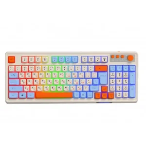 Клавiатура бездротова Maxxter KBGW-3C01-UA White UA