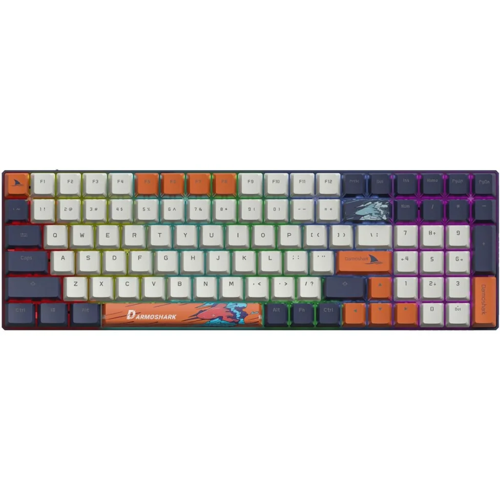 Клавіатура бездротова Motospeed Darmoshark K1 Pro Gateron Blue (dmk1progb) UA