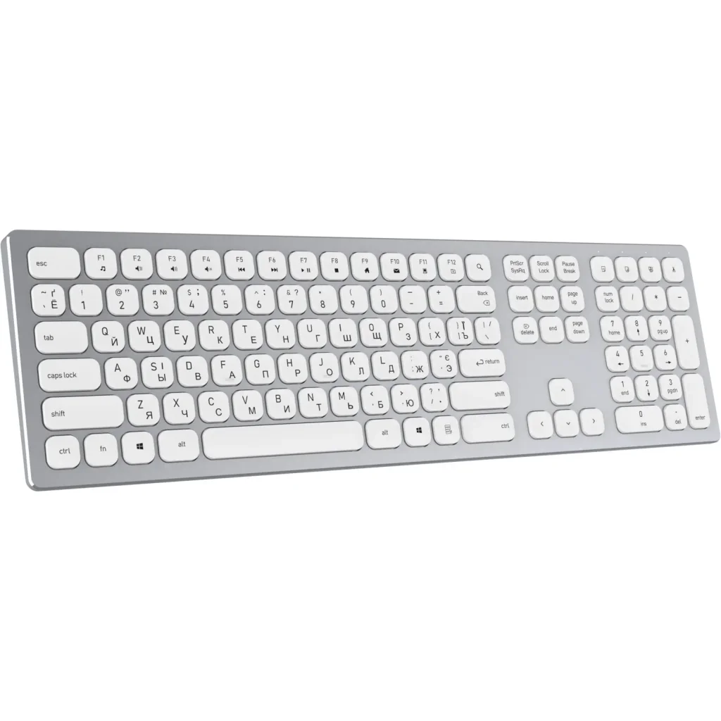 Клавіатура бездротова OfficePro SK1550W White UA