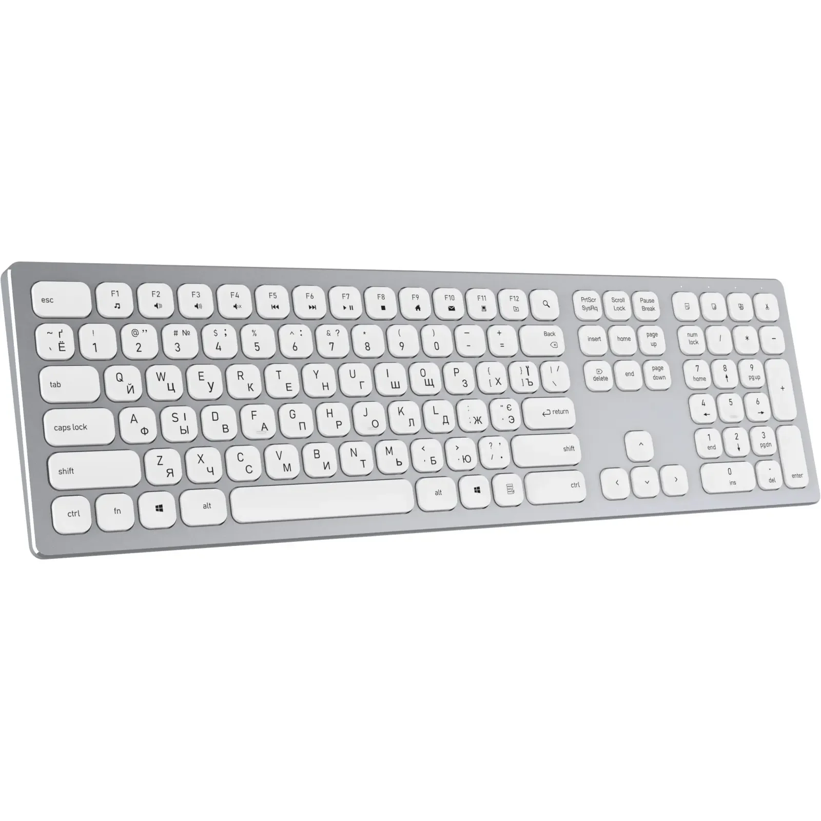 Клавіатура бездротова OfficePro SK1550W White UA