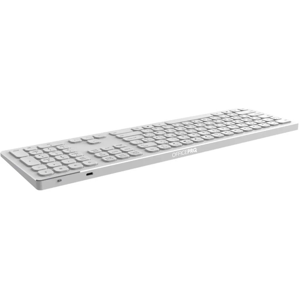 Клавіатура бездротова OfficePro SK1550W White UA