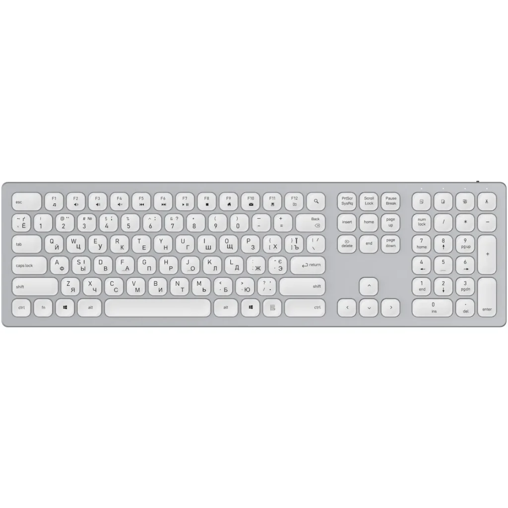 Клавіатура бездротова OfficePro SK1550W White UA