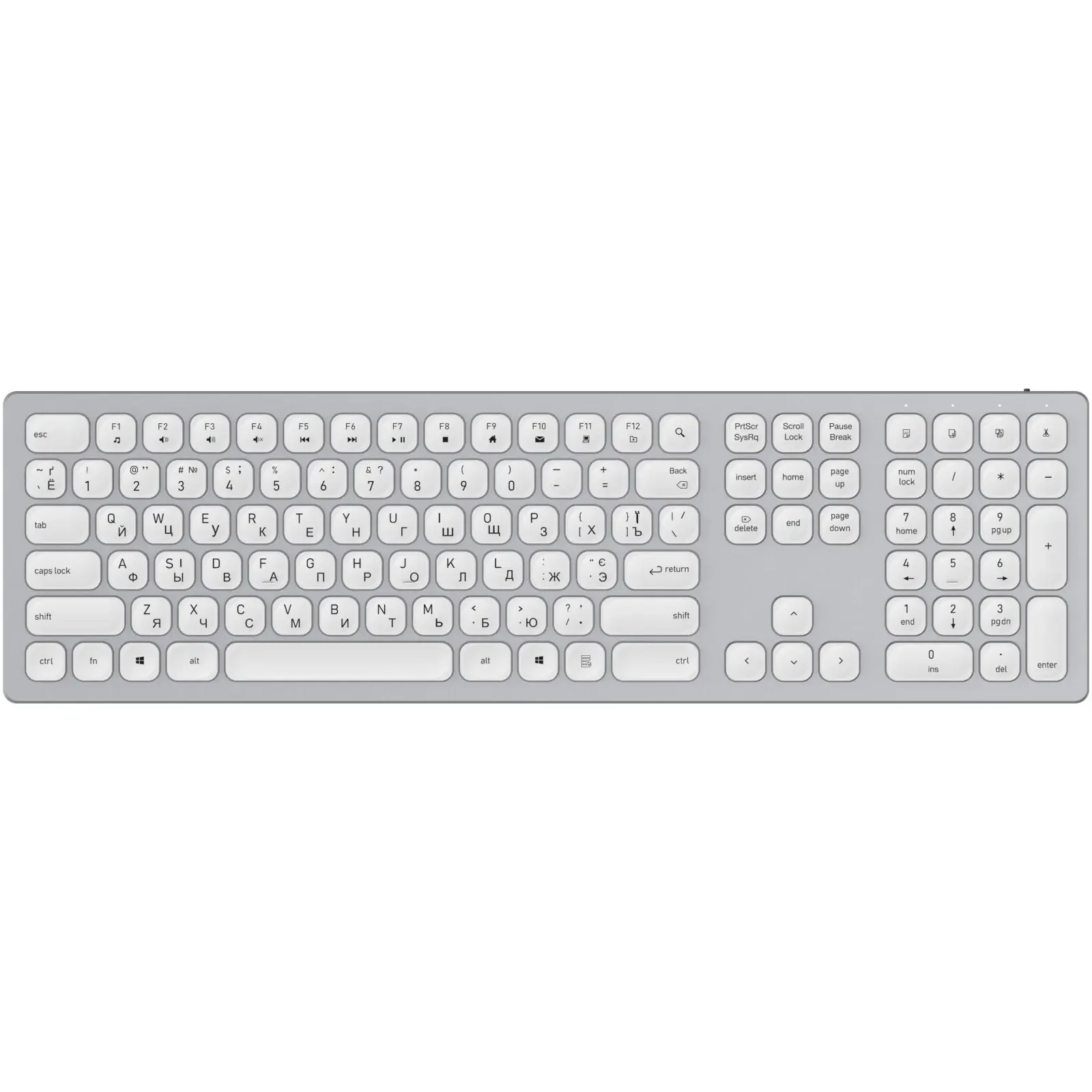 Клавіатура бездротова OfficePro SK1550W White UA