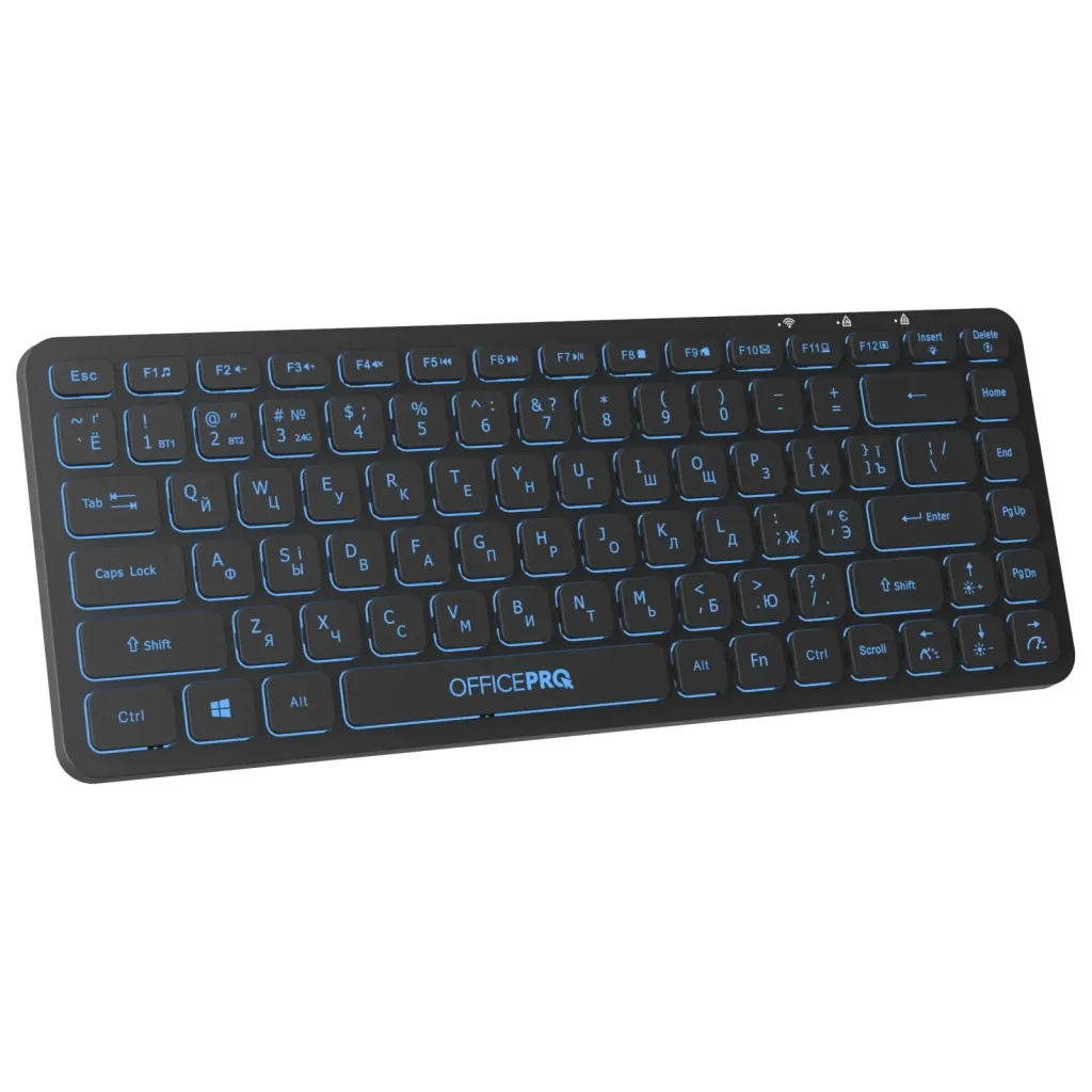 Клавіатура бездротова OfficePro SK790B Bluetooth Black UA