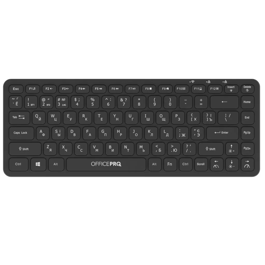 Клавіатура бездротова OfficePro SK790B Bluetooth Black UA