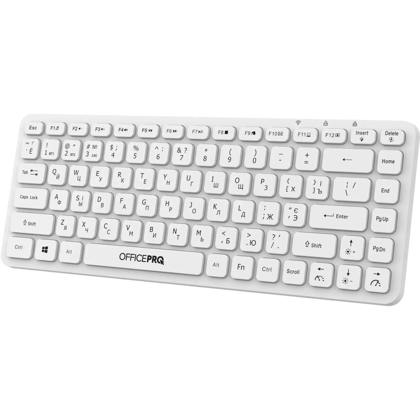 Клавіатура бездротова OfficePro SK790W Bluetooth White UA