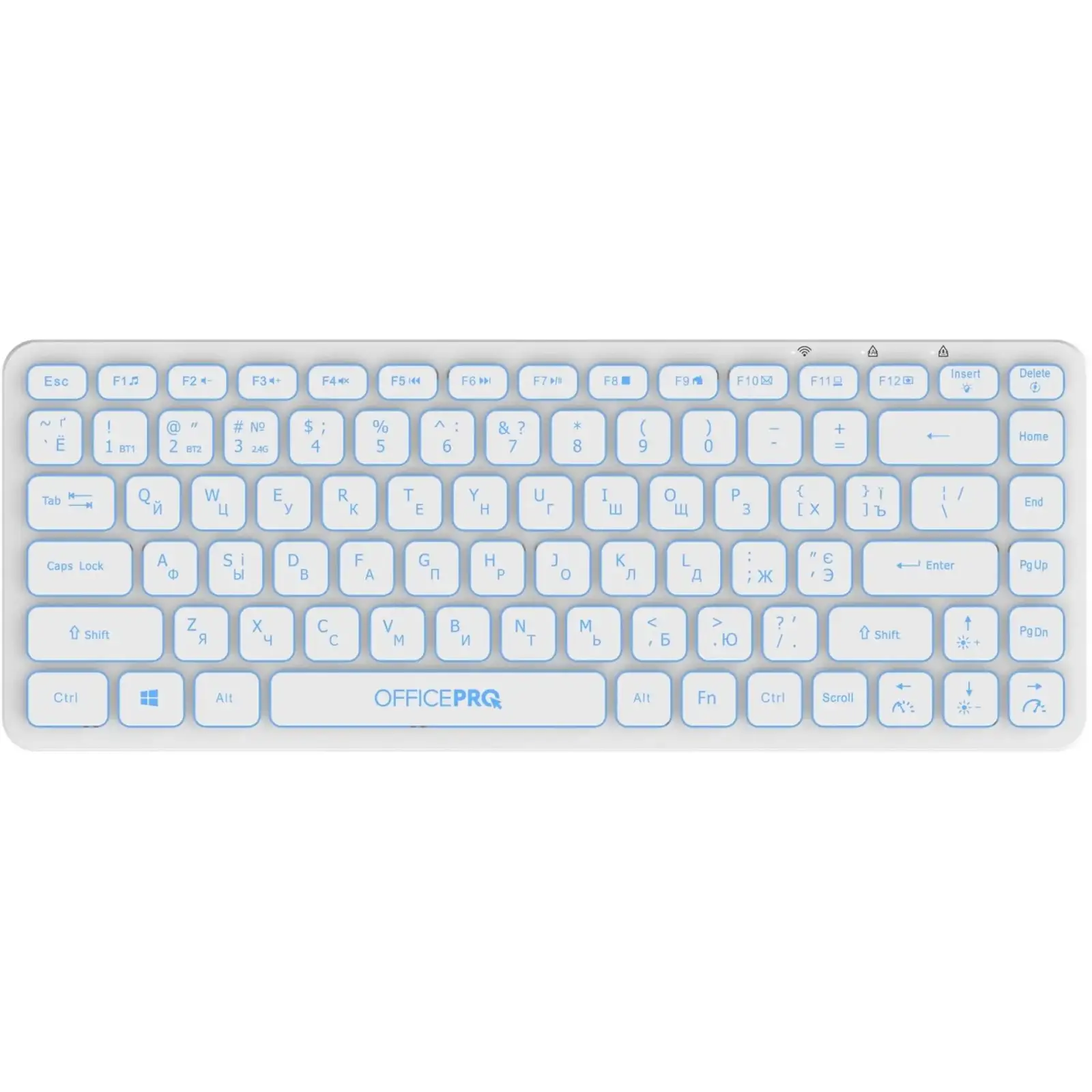 Клавіатура бездротова OfficePro SK790W Bluetooth White UA