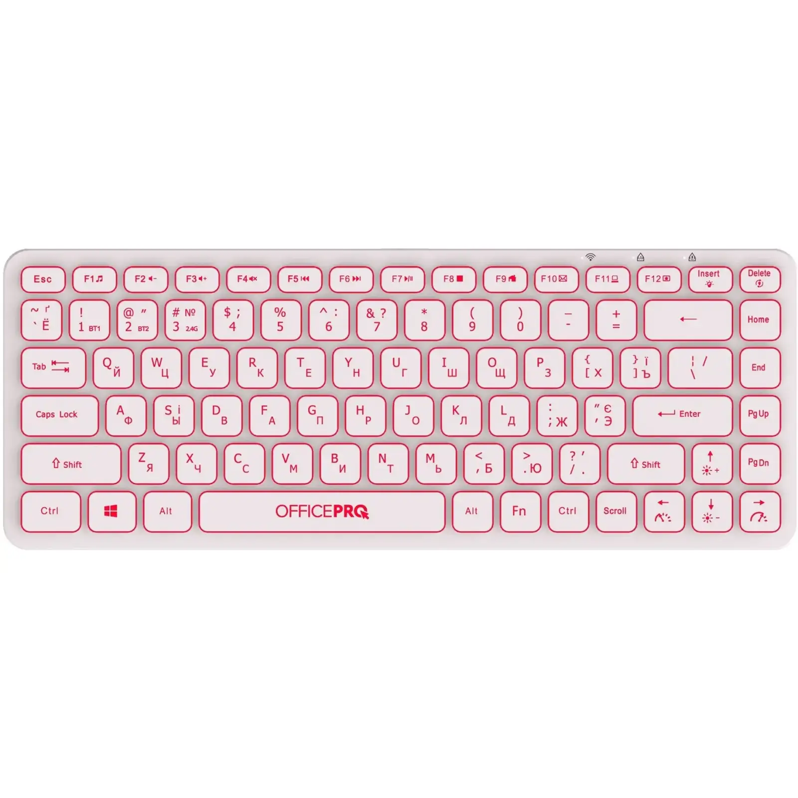 Клавіатура бездротова OfficePro SK790W Bluetooth White UA