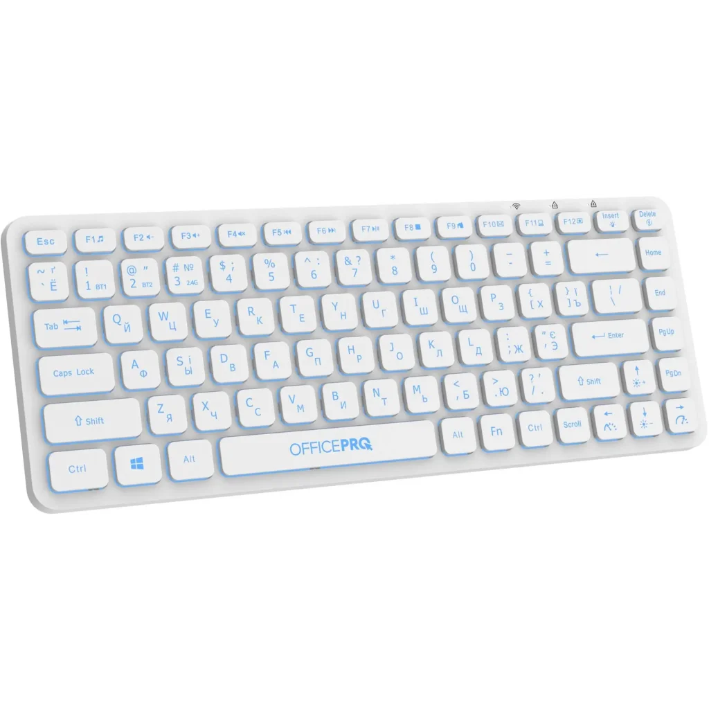 Клавиатура беспроводная OfficePro SK790W Bluetooth White UA