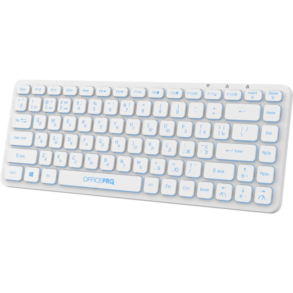Клавиатура беспроводная OfficePro SK790W Bluetooth White UA