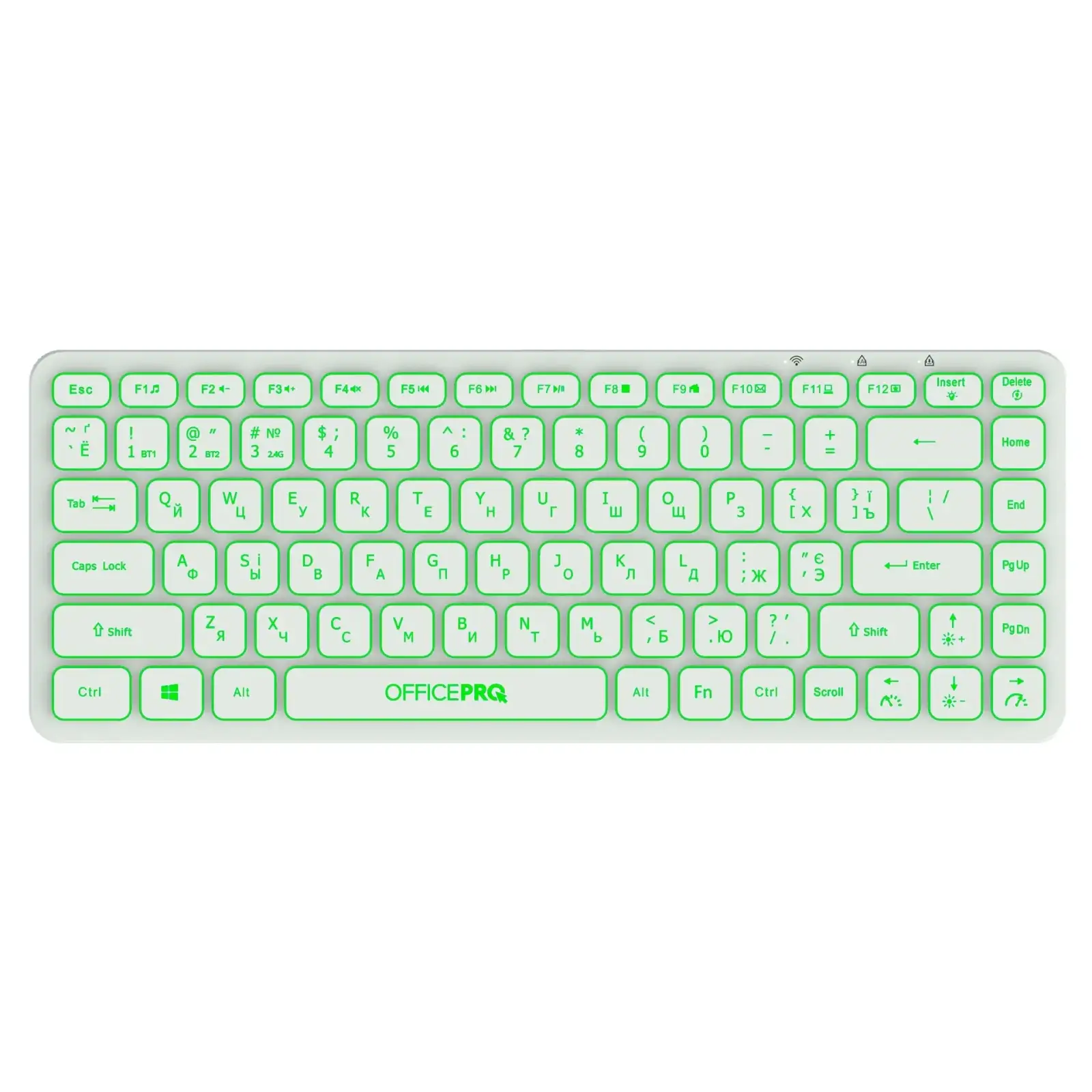 Клавіатура бездротова OfficePro SK790W Bluetooth White UA