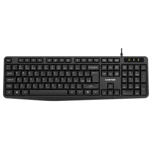Клавиатура Canyon CNE-CKEY01-RU Black USB UA