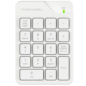 Клавіатура цифрова A4Tech Fstyler FGK21C White, FGK21C (White) UA