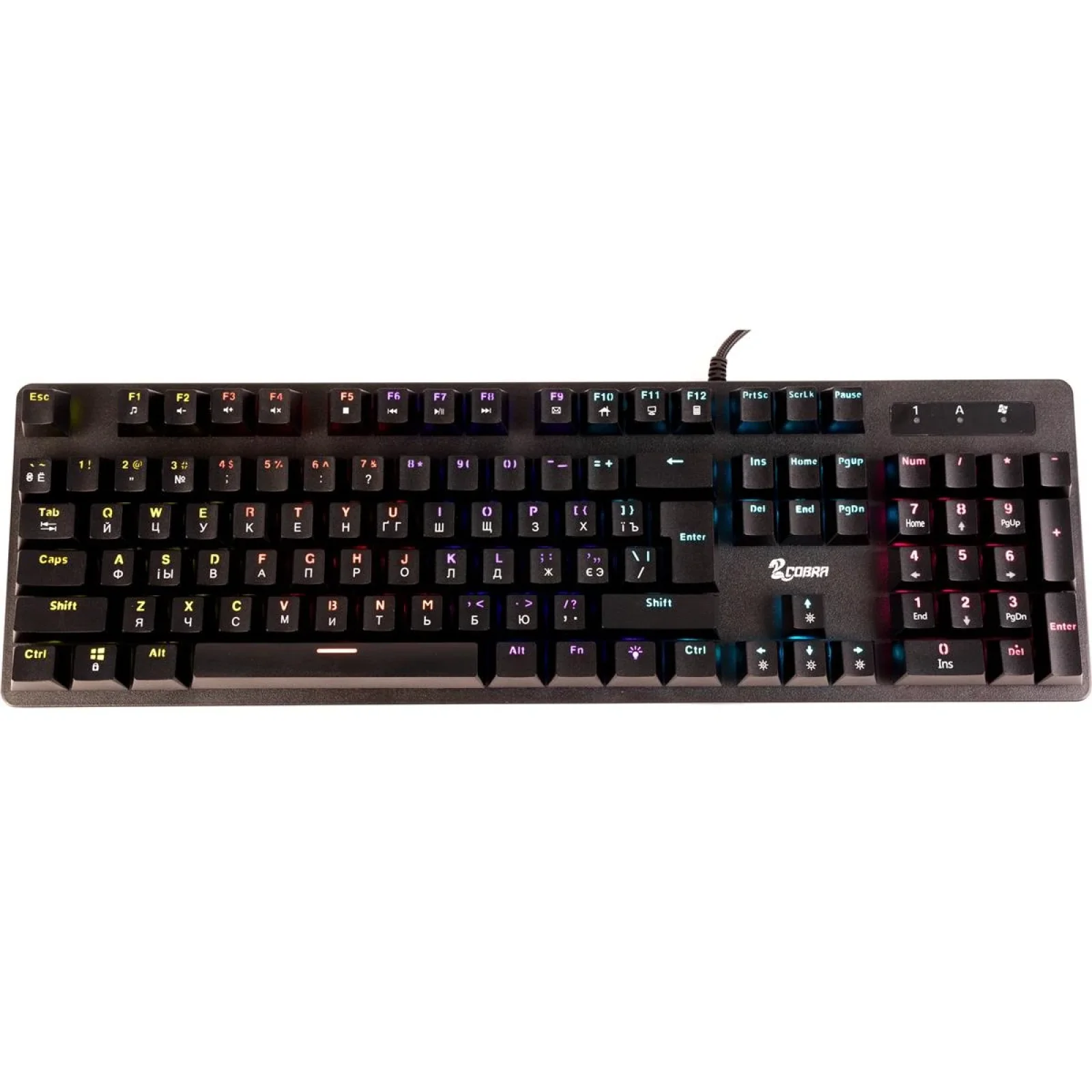 Клавиатура COBRA MK-101 Ukr Black UA