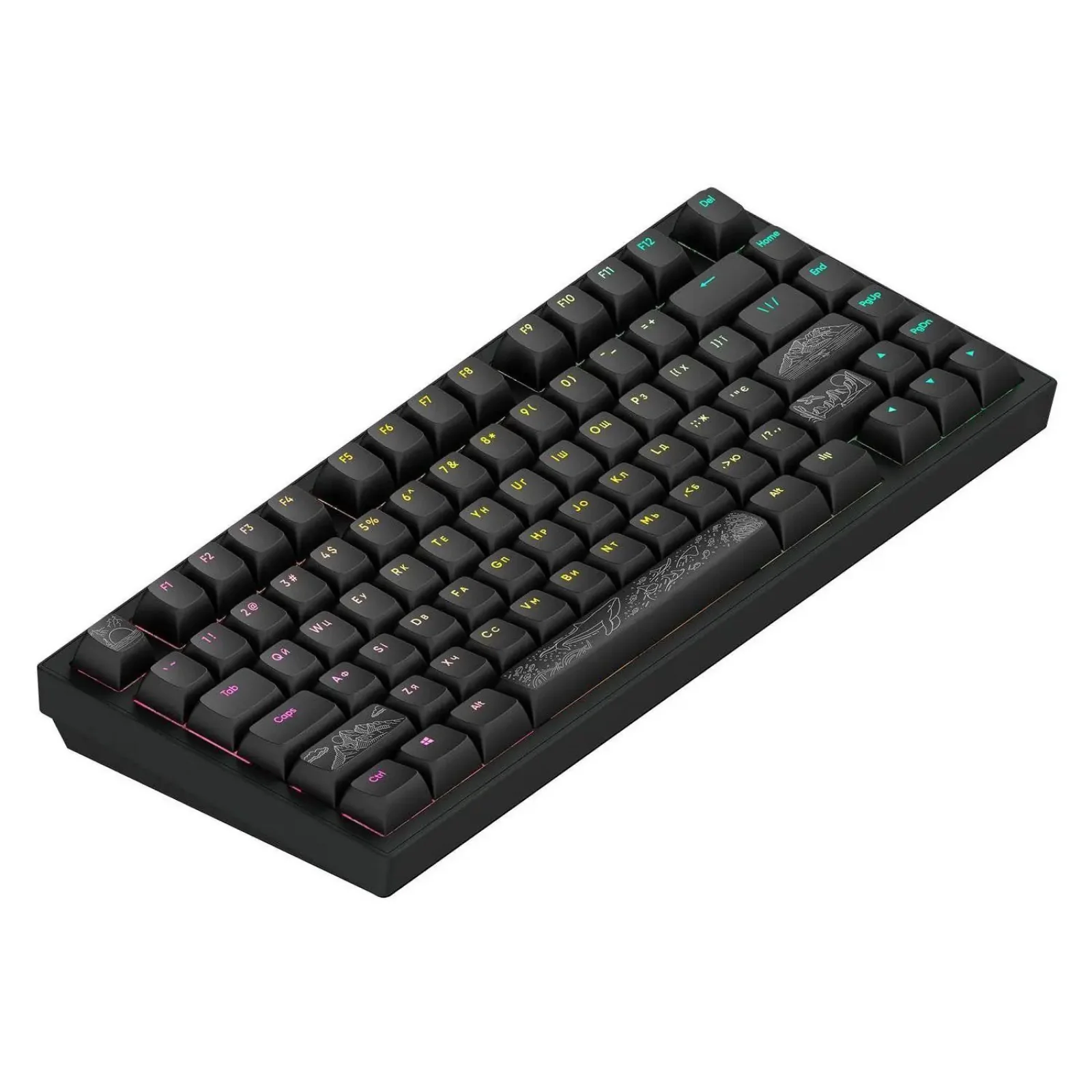 Клавиатура Dark Project ALU81 Terra Nostra Black (DPKB_NOSTRA_81_ANSI_BLACK_UA) UA