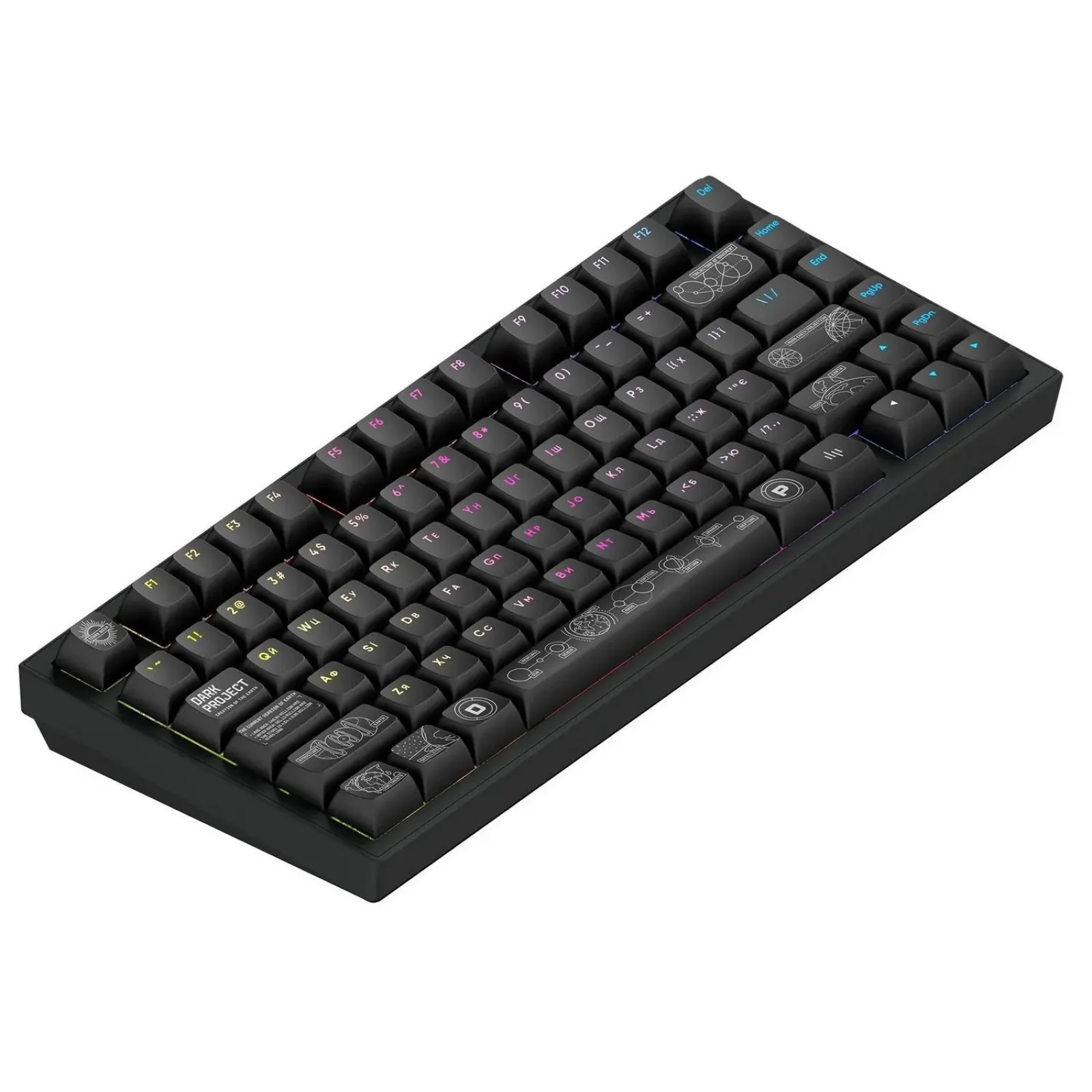 Клавиатура Dark Project ALU81 Terra Nova Black (DPKB_NOVA_81_ANSI_BLACK_UA) UA