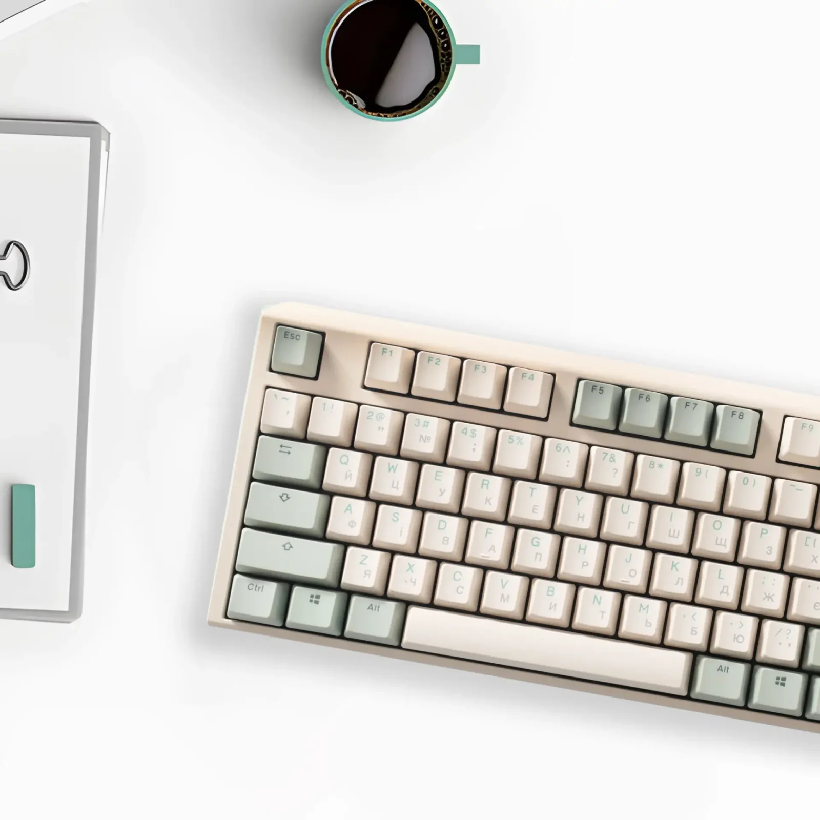 Клавиатура Ducky One 3 Cherry MX Brown UA USB Matcha Cream (DKON2108-BUAPXМAEGGC1) UA
