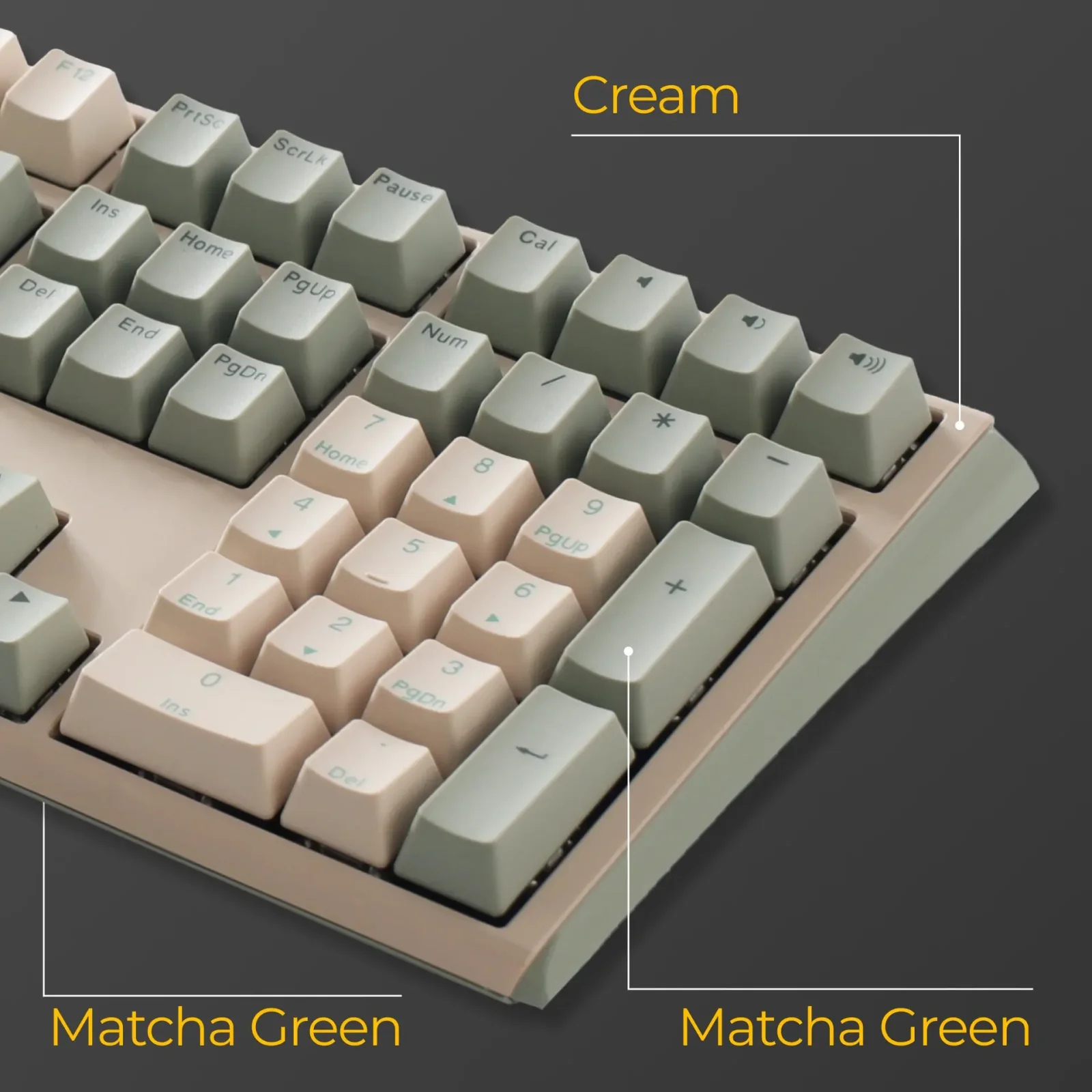 Клавиатура Ducky One 3 Cherry MX Speed Silver UA USB Matcha Cream (DKON2108-PUAPXМAEGGC1) UA