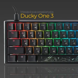 Клавиатура Ducky One 3 SF Cherry MX Brown RGB UA USB Black (DKON2167ST-BUAPXCLAWSC1) UA