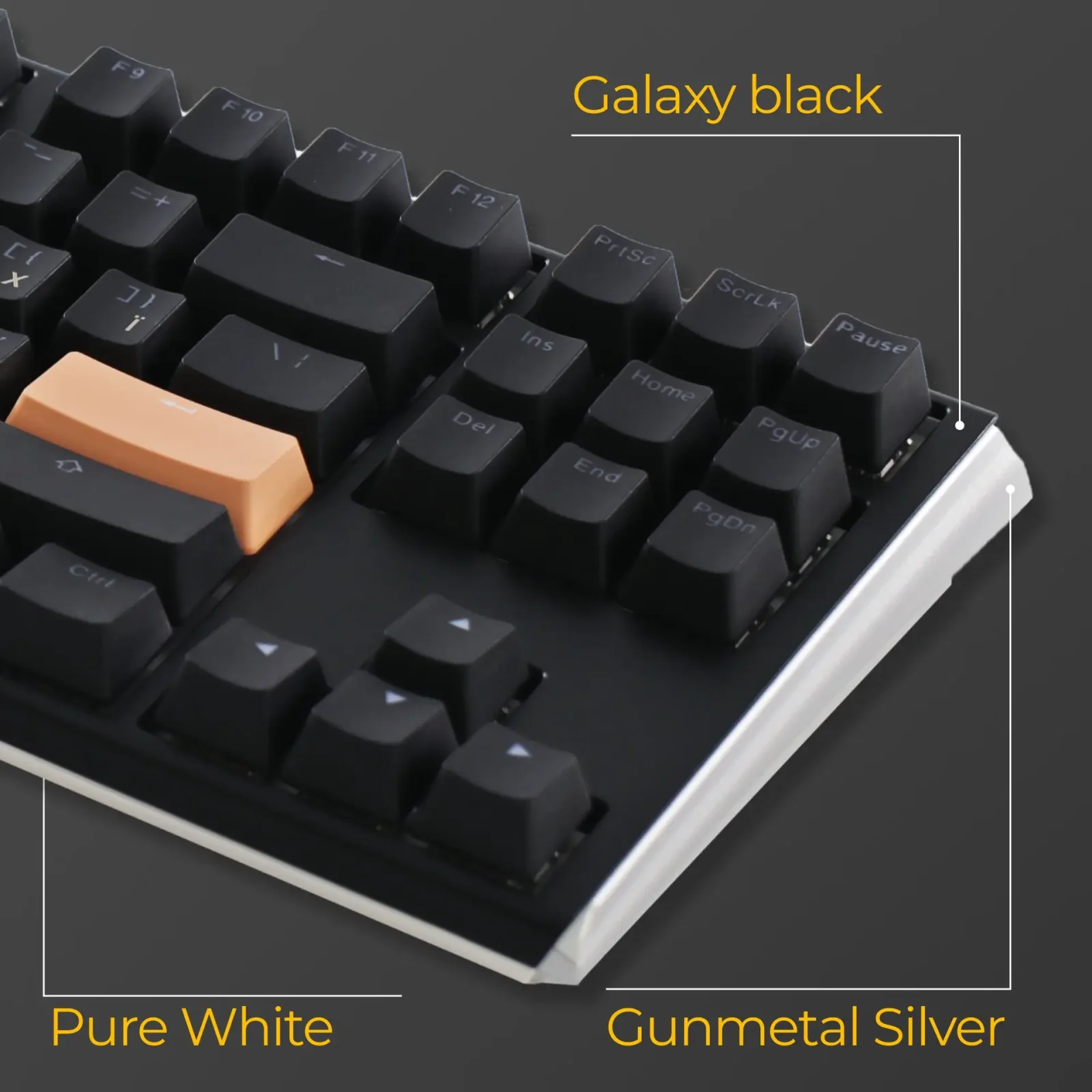Клавиатура Ducky One 3 TKL Cherry MX Blue RGB UA USB Black (DKON2187ST-CUAPXCLAWSC1) UA