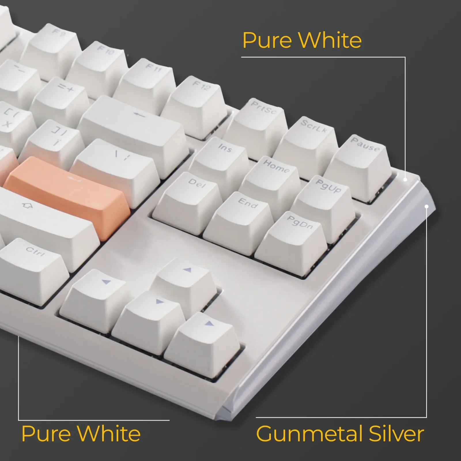Клавиатура Ducky One 3 TKL Cherry MX Speed Silver RGB UA USB White (DKON2187ST-PUAPXPWWWSC1) UA
