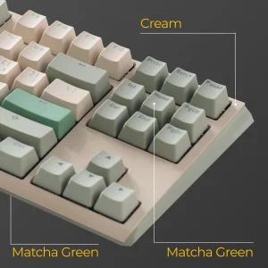 Клавиатура Ducky One 3 TKL Cherry MX Red UA USB Matcha Cream (DKON2187-RUAPXМAEGGC1) UA