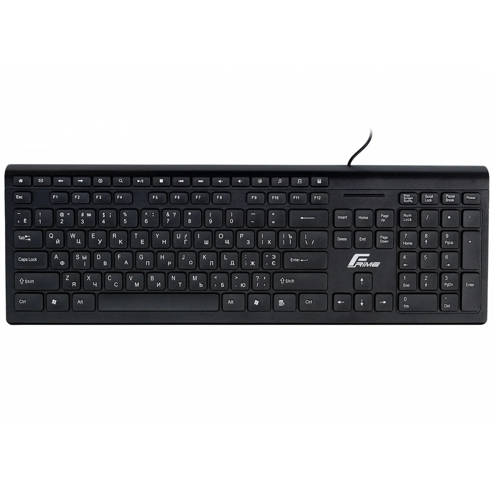 Клавіатура Frime Choco Keyboard Black USB (FKBB0223) UA
