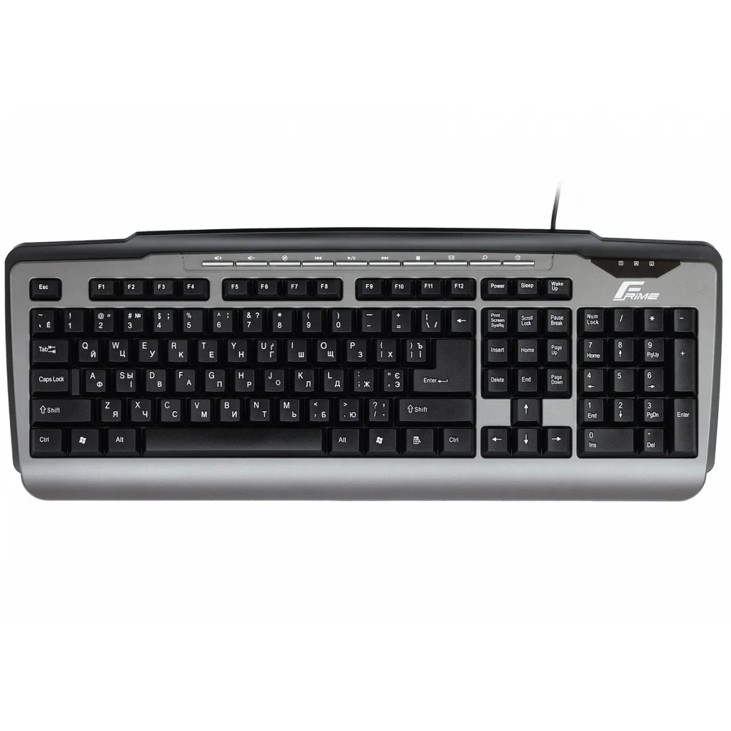 Клавіатура Frime Classic Keyboard Black-Silver USB (FKBB0323) UA