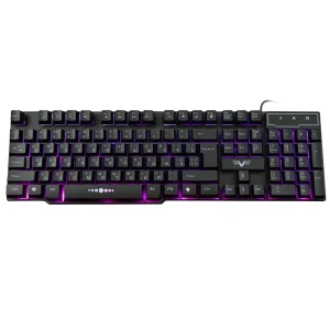 Клавіатура Frime Firefly II Black USB RUS/UKR (FLK19110) UA