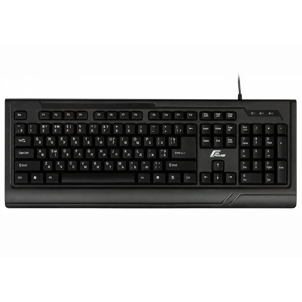Клавіатура Frime Office Keyboard Black USB (FKBB0123) UA