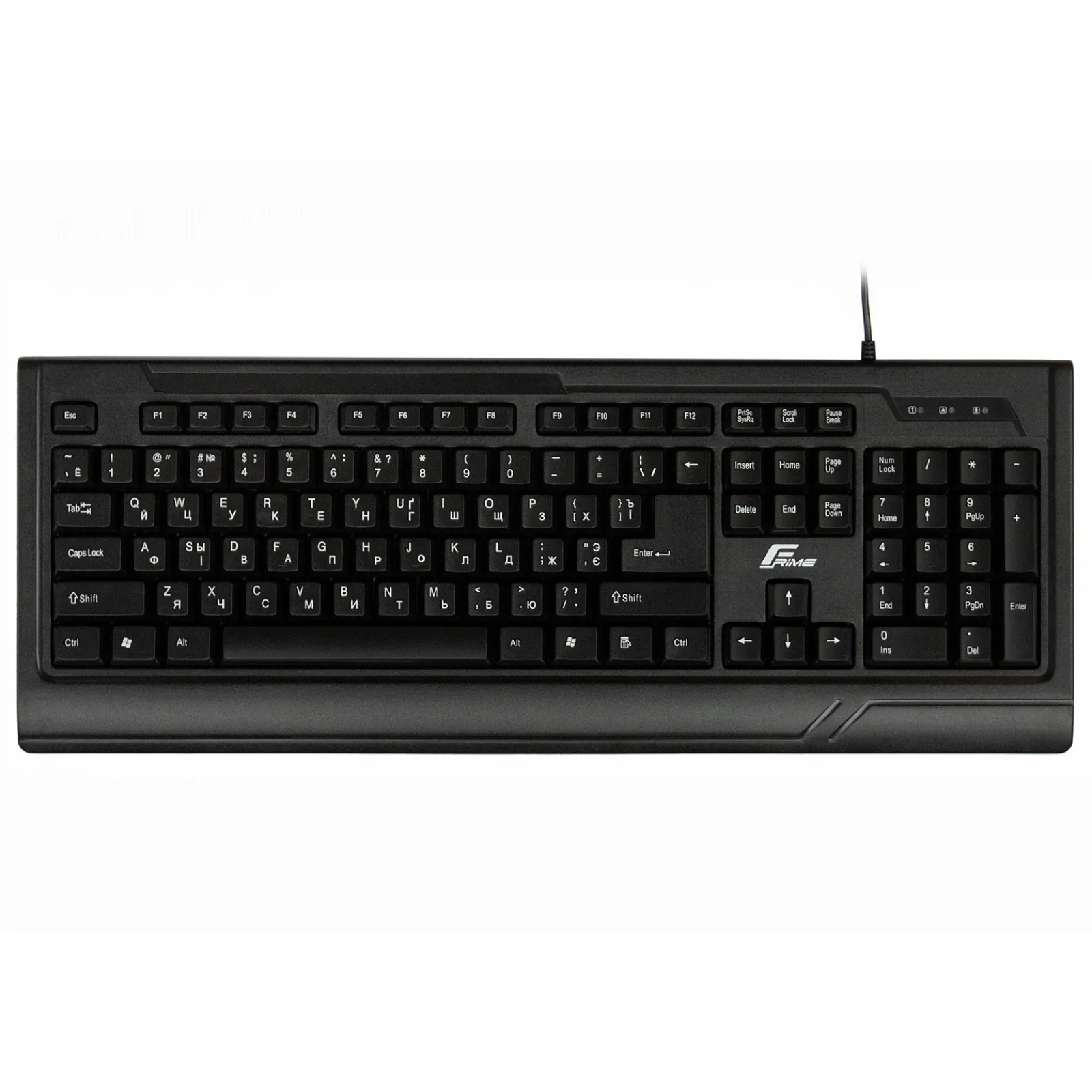 Клавиатура Frime Office Keyboard Black USB (FKBB0123) UA