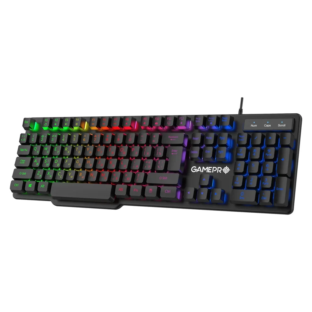 Клавиатура GamePro GK380 RGB Black UA