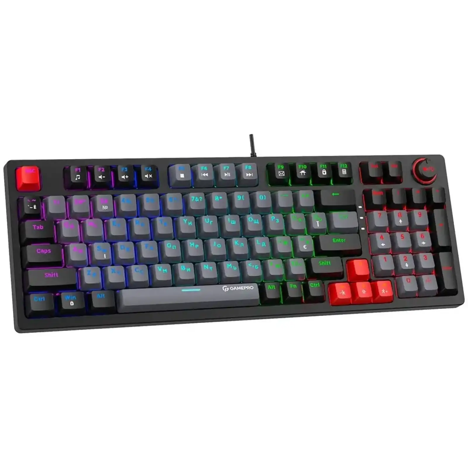 Клавиатура GamePro MK120R Grey UA