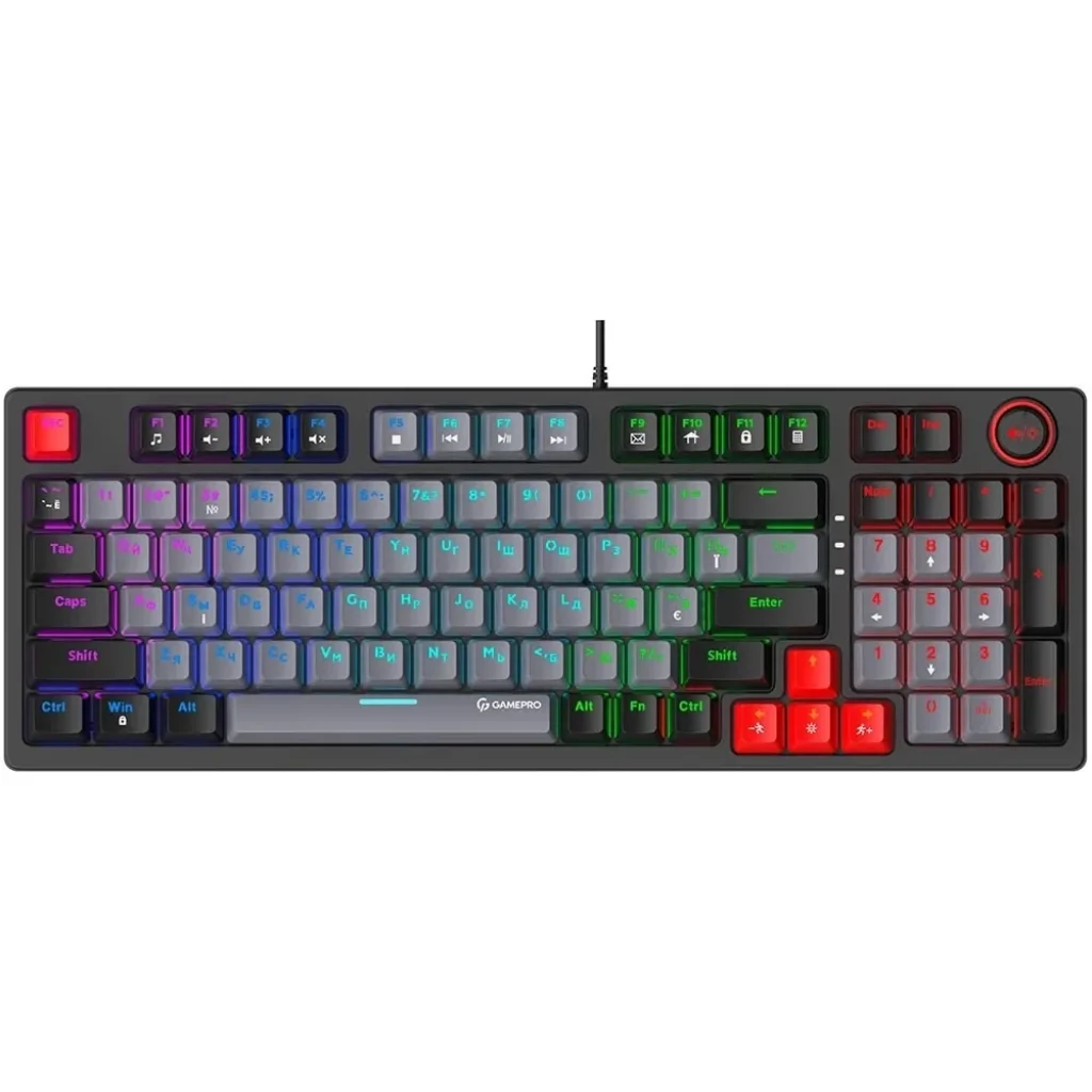Клавіатура GamePro MK120R Grey UA