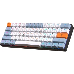 Клавиатура GamePro MK130R Red Swich Hot-Swap RGB Black UA