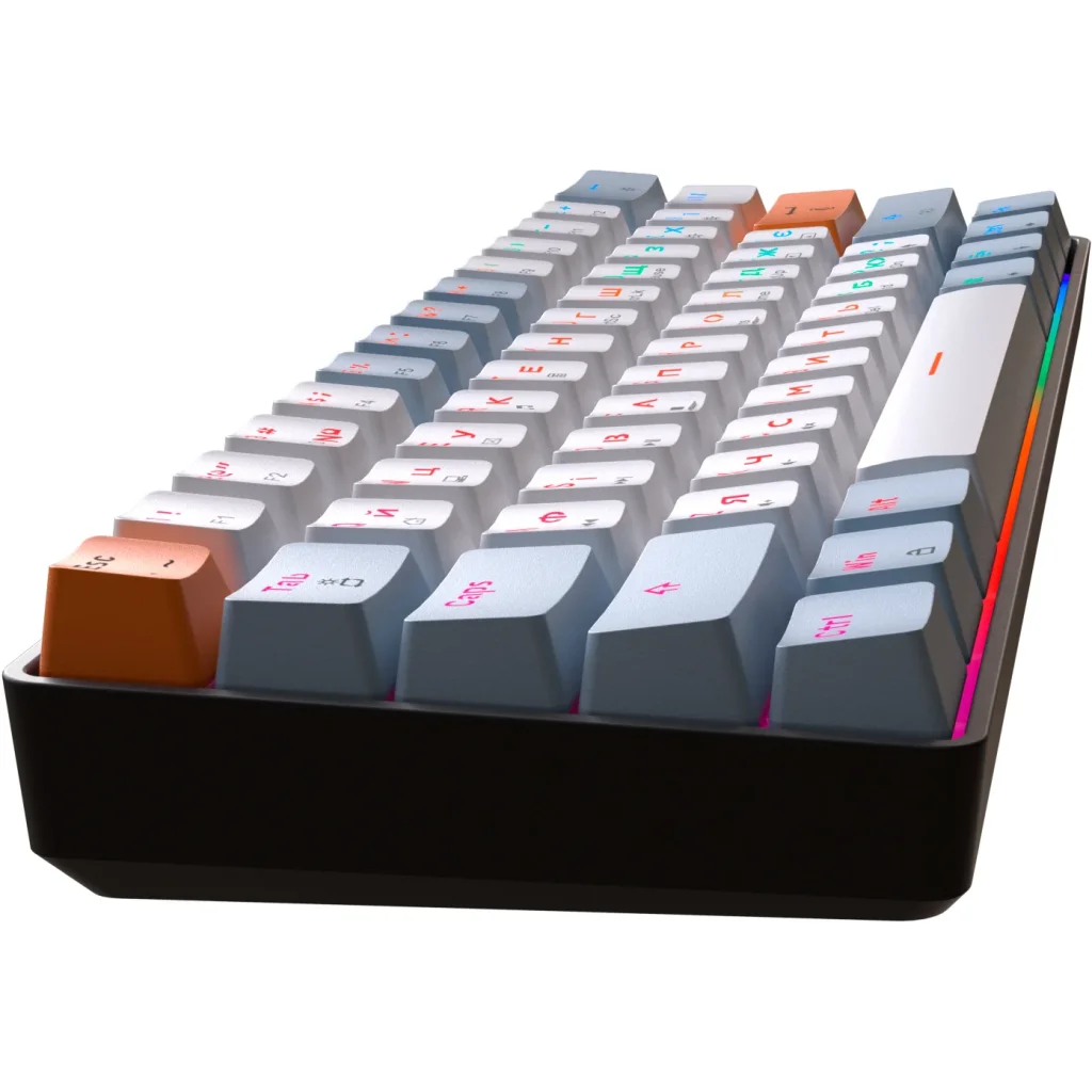 Клавиатура GamePro MK130R Red Swich Hot-Swap RGB Black UA