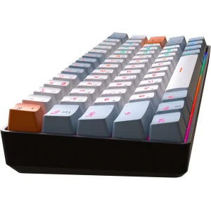 Клавиатура GamePro MK130R Red Swich Hot-Swap RGB Black UA
