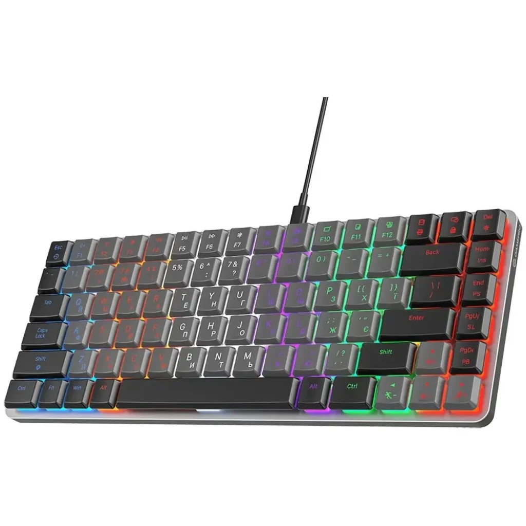 Клавиатура GamePro MK140R Red Swich Low Profile Dark Gray UA