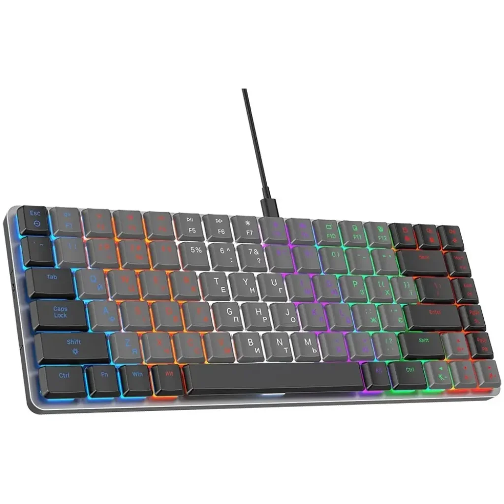 Клавиатура GamePro MK140R Red Swich Low Profile Dark Gray UA